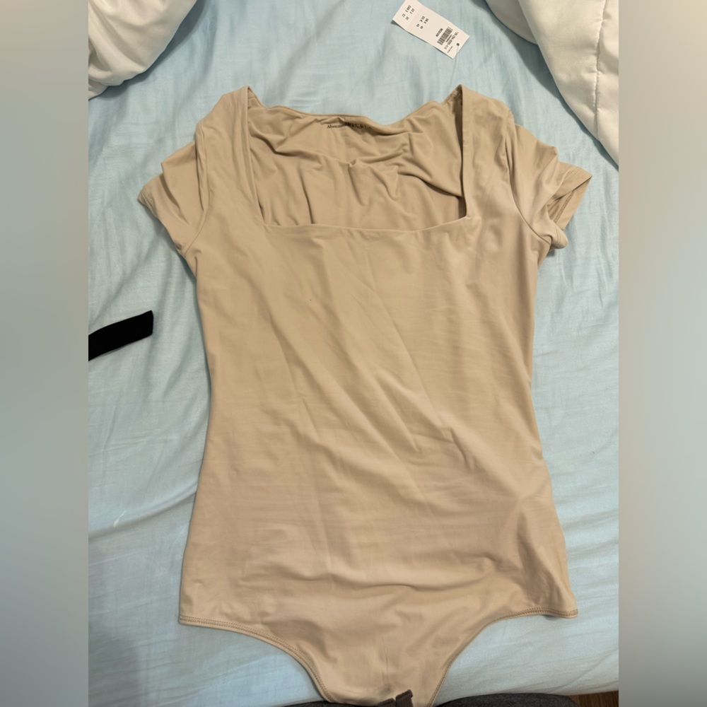 Abercrombie & Fitch Beige bodysuit